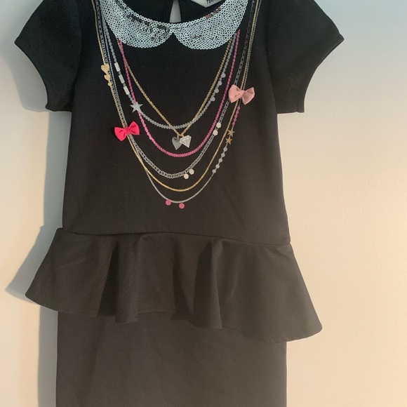 Ltd Ed. H&M bejewelled front size 6-8. Worn once for photoshoot. Peplum detail. - Picture 2 of 5